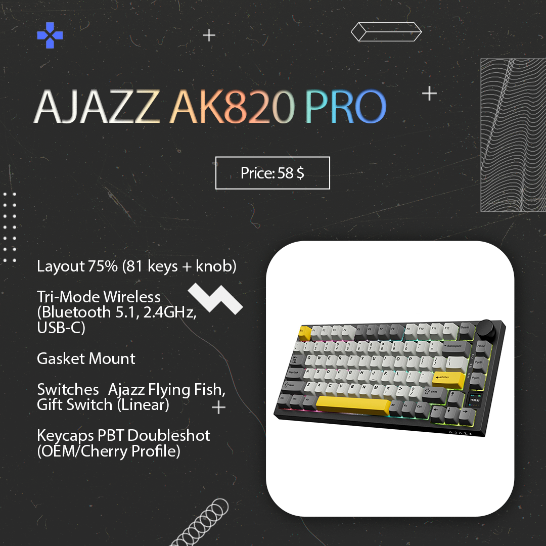 Ajazz AK820 Pro Specification